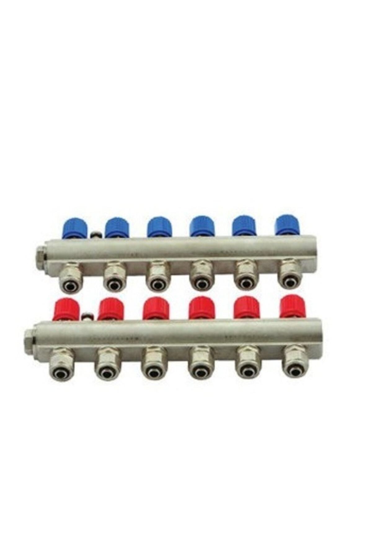 1’’ (1 İNÇ) Debi Ayar Vanalı Kollektör 3 Çıkışlı Kırmızı Ürün Kodu;602120680