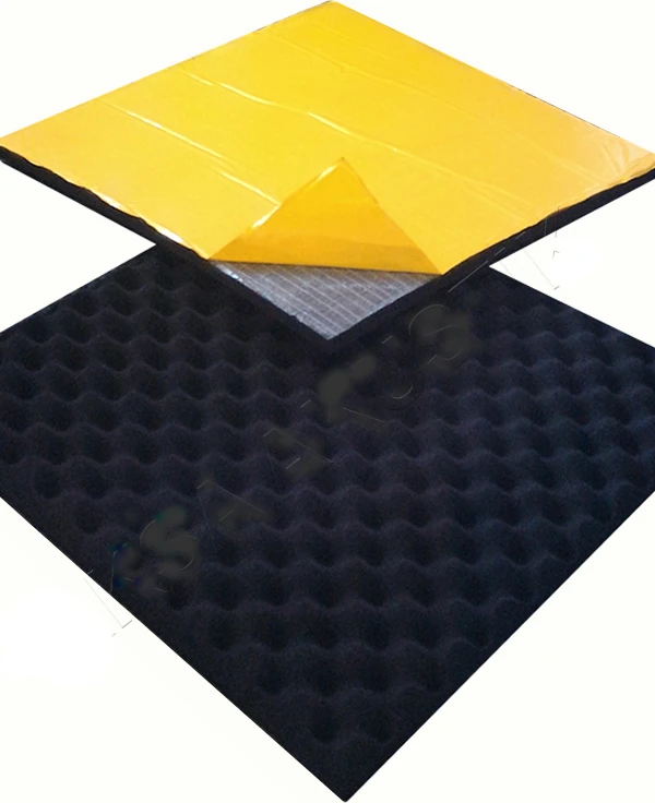 60 Dns Yanmaz Yapışkanlı Yumurta Akustik Sünger 3 cm 50 cm x 50 cm