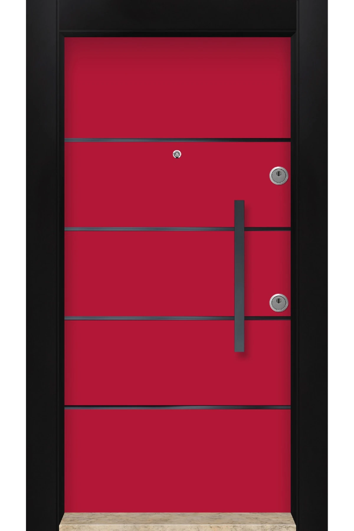 Dış Iklim Kapısı, Yağmura Güneşe Dayanıklı Çelik Kapı, Mn-6033 Sol