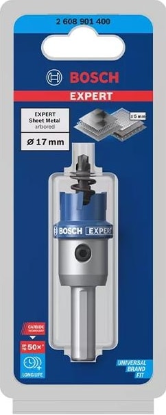 BOSCH Expert 17 mm Elmaslı Inox Panç Adaptörlü 2608901400