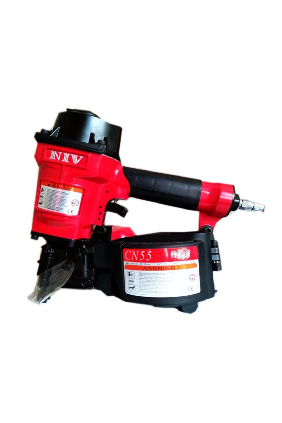 CN55 15 Derece Açılı Geniş Kullanım Amaçlı Havalı Çivi Tabancası Çivi Çakma Makinesi Çatı Palet Kasa