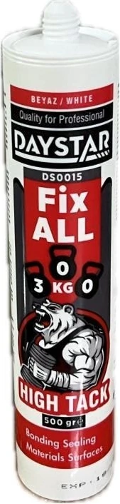 Süper Güçlü Özel Yapıştırıcı 500GR Fix All Atc Lambiri Tavan Montaj Korniş Yapıştırıcı 300 kg Taşır