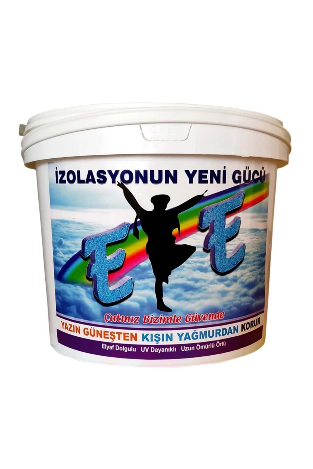 Efe Renkli Su Yalıtım Boyası 15 Kg - Çim Yeşil