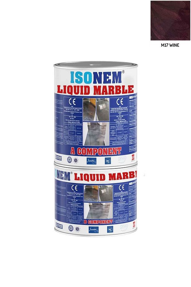 Liquid Marble Sıvı Mermer 2,5 kg Wine