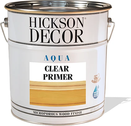 Hickson Decor Aqua Clear Primer Şeffaf Ahşap Astar - 2,5 Lt