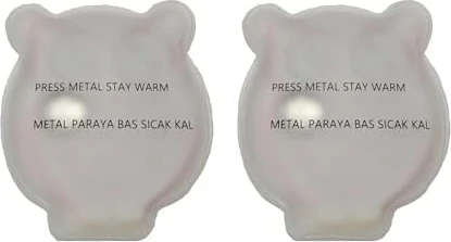 Bosphorus Homi Mavi Baykuş Cep Sobası,el Isıtıcı,2 Adet Sıcak Su Torbası Pvc 9cm