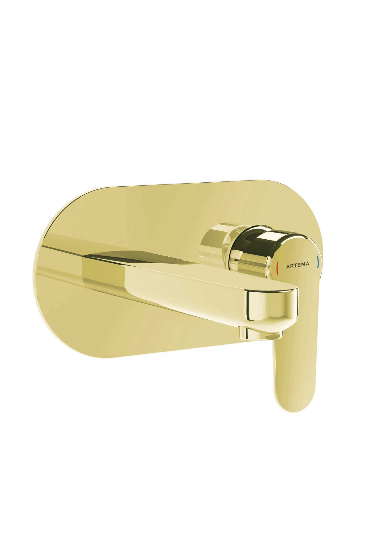 Artema Root Round A4272174 Ankastre Lavabo Bataryası, Soft Altın