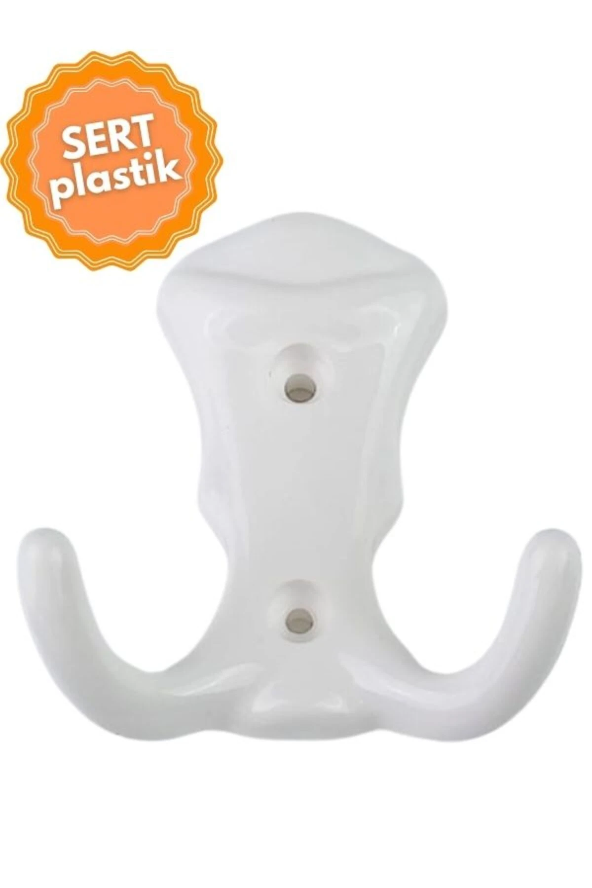 Defne Plastik Beyaz Askı, Lüks Vestiyer Askısı, Dolap Askılık, Duvar Askılığı, Portmanto Askı