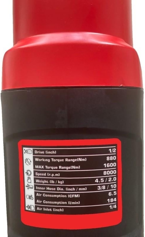 Prodht 1/2" Havalı Somun Sıkma Çift Çekiç D14001305