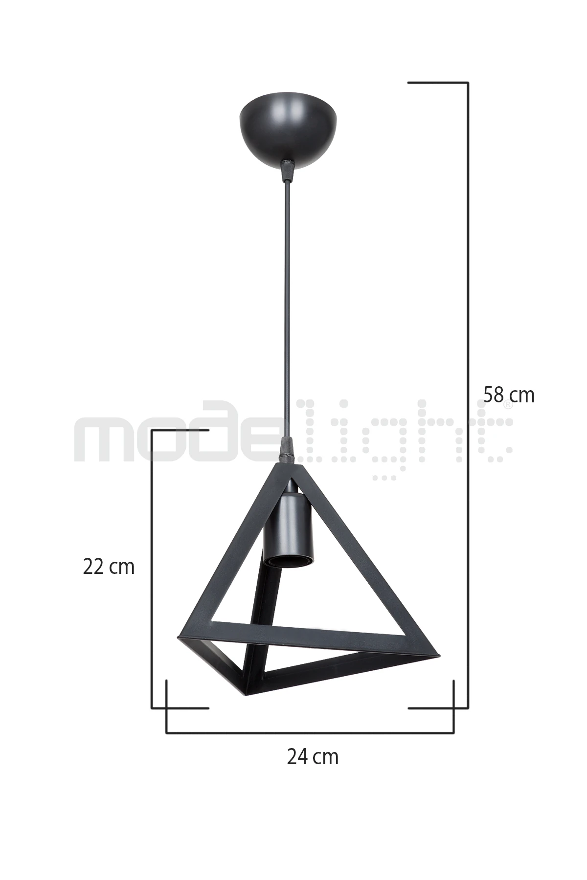 PRİZMA TEKLİ SARKIT SİYAH SALON-OTURMA ODASI-ÇOCUK ODASI-YEMEK-YATAK ODASI--ANTRE-MUTFAK