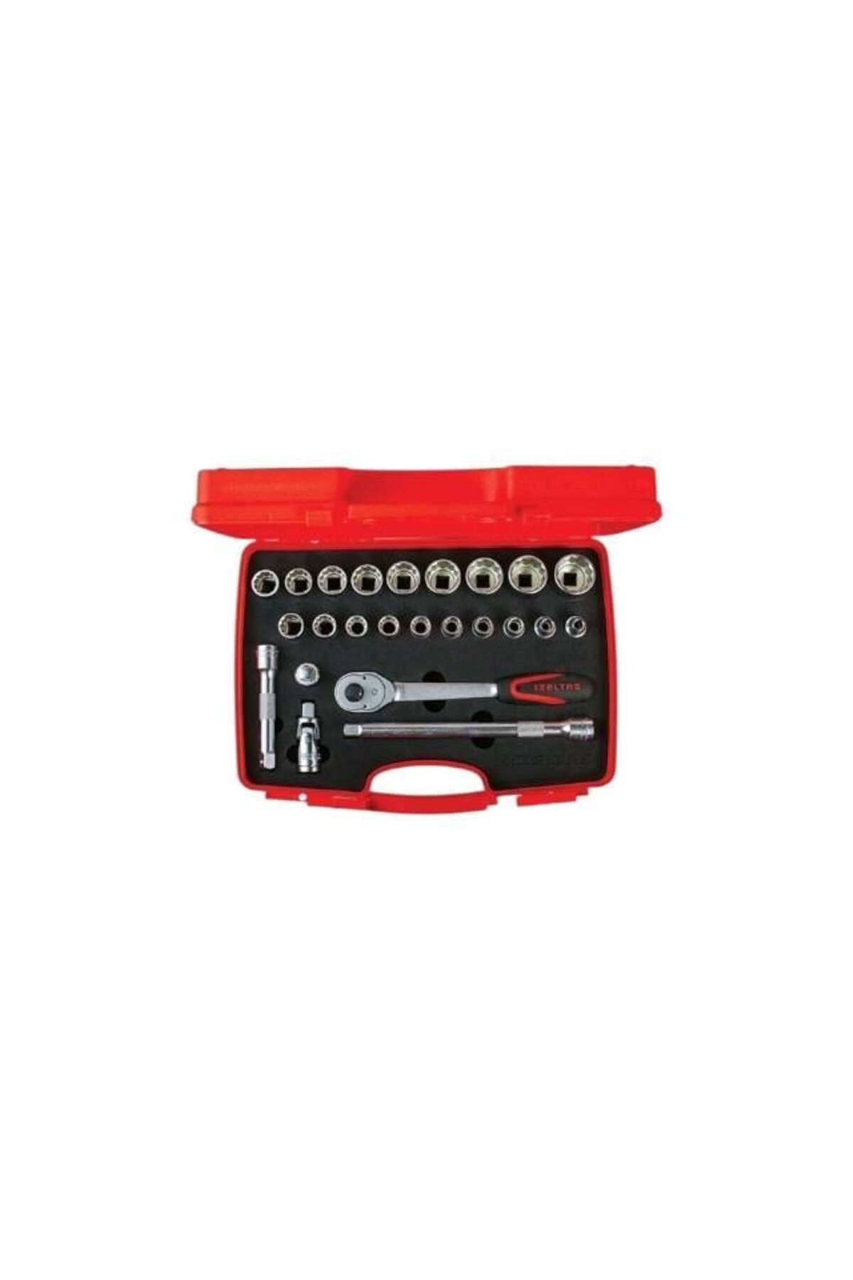 İZELTAŞ 1113 1/2" 24 Parça Altı Köşe Lokma Anahtar Takımı