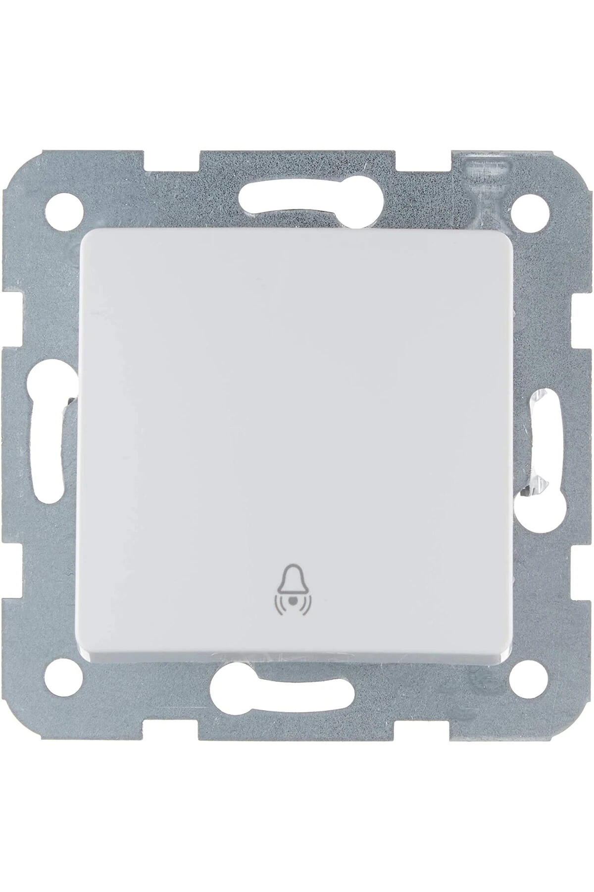 Linnera/rollina Beyaz Zil Anahtarı (ÇERÇEVE HARİÇ)