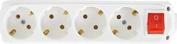 Almera 4lü Anahtarlı Topraklı Klemensli Priz (9140200)