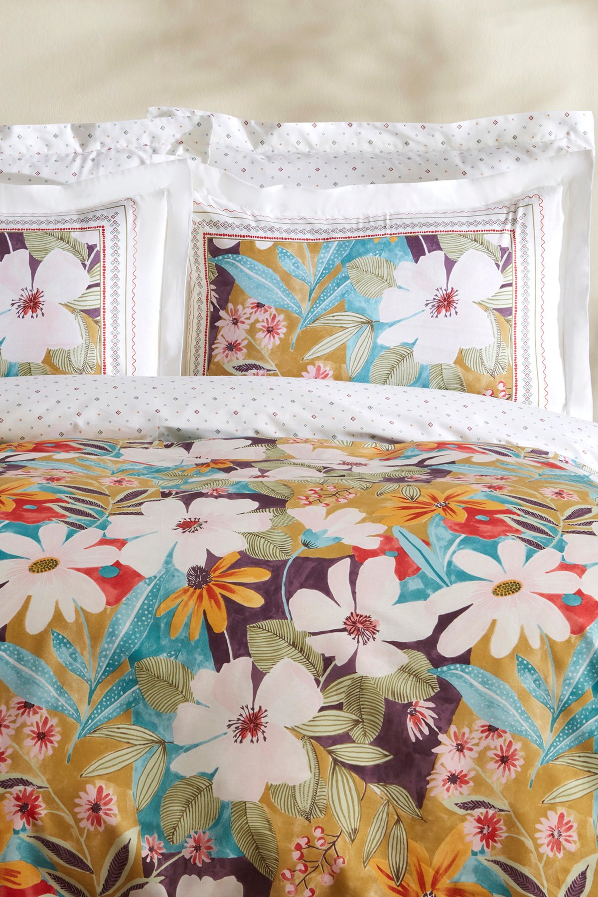 Lumire %100 Pamuk Çift Kişilik Nevresim Takımı Multicolor