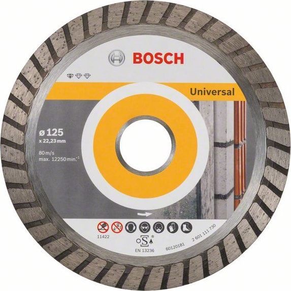 BOSCH 9+1 Standard For Uni. Turbo 125 Mm 2608603250
