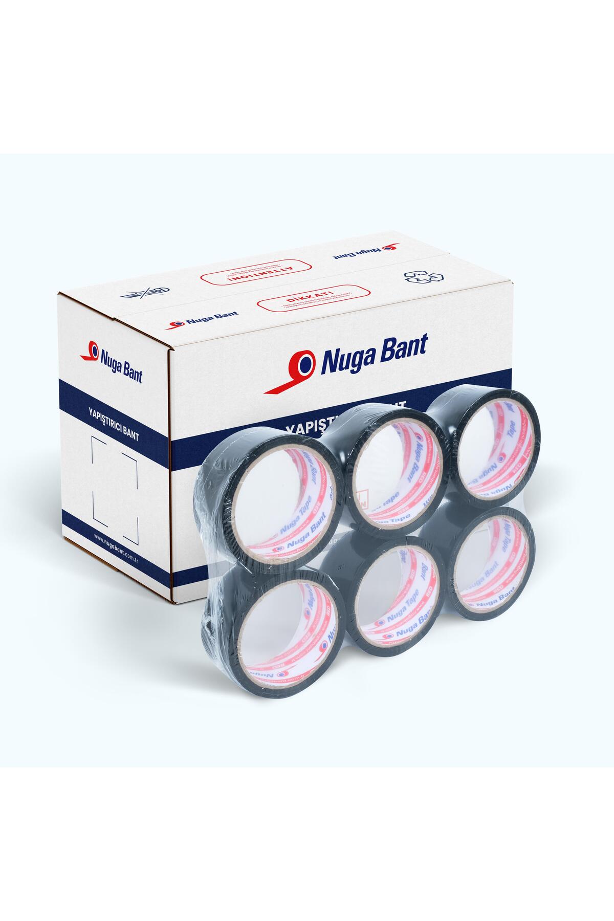 45 Mm X 40 Mt Siyah Koli Bandı 96 Adet
