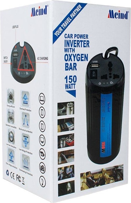 150 Watt DC12V AC220V Çakmaktan Power Inverter