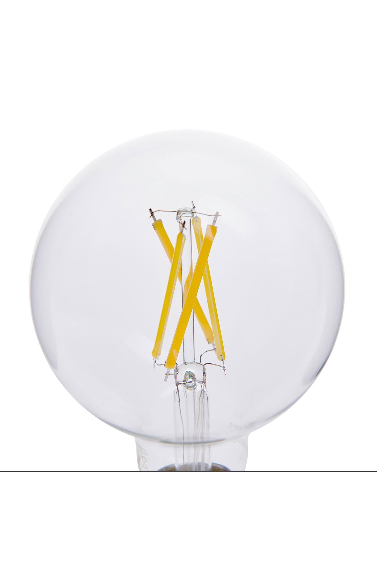 Dim Edilebilir Filament 806Lm Şeffaf Ampul 7/60 W G93 E27 - 2700K Sarı Işık