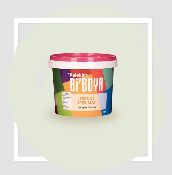 Yeşil Buz Beyazı İpek Mat İç Cephe Boya 2,5 Lt