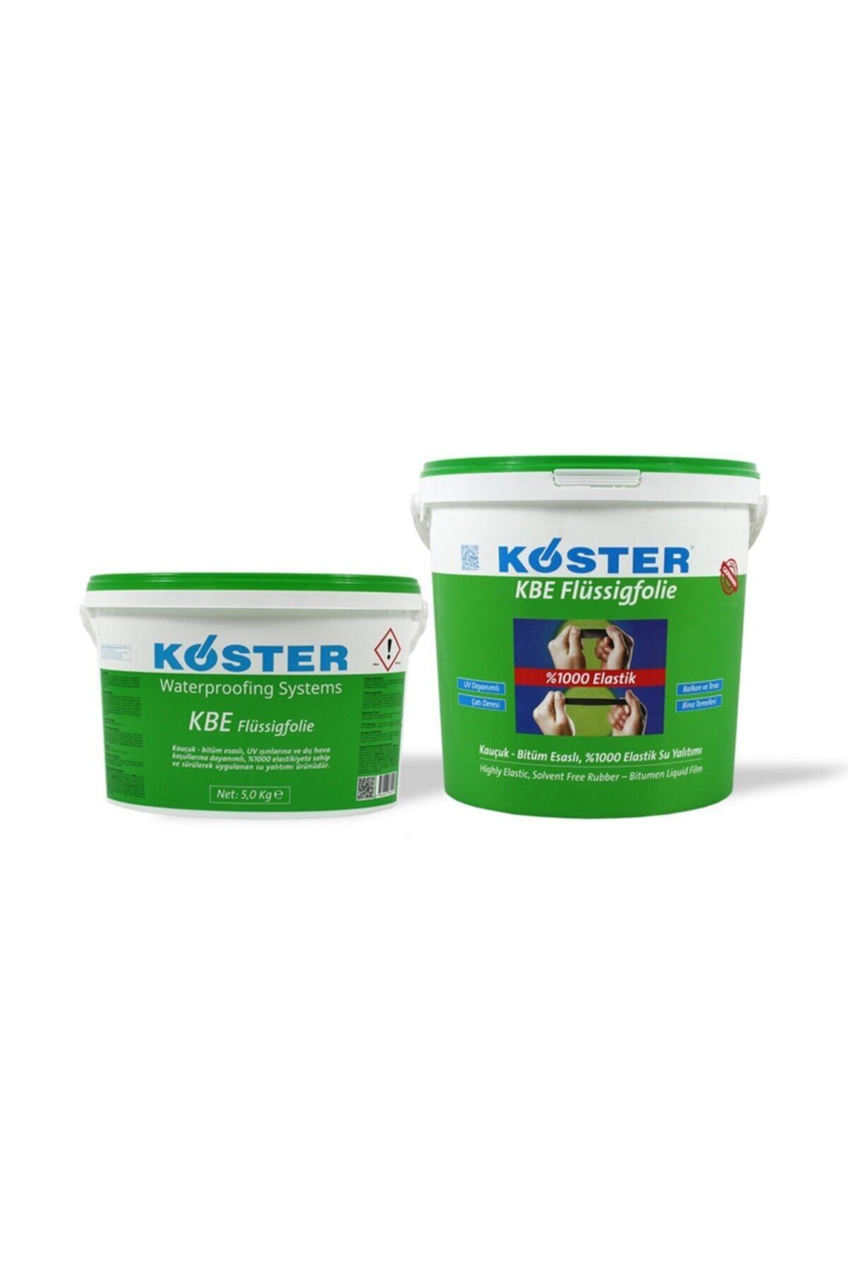 Köster Kbe Flüssingfolie 20kg %1000 Elastik Uv Dayanımlı Bitük-kauçuk Esaslı Likit Membran