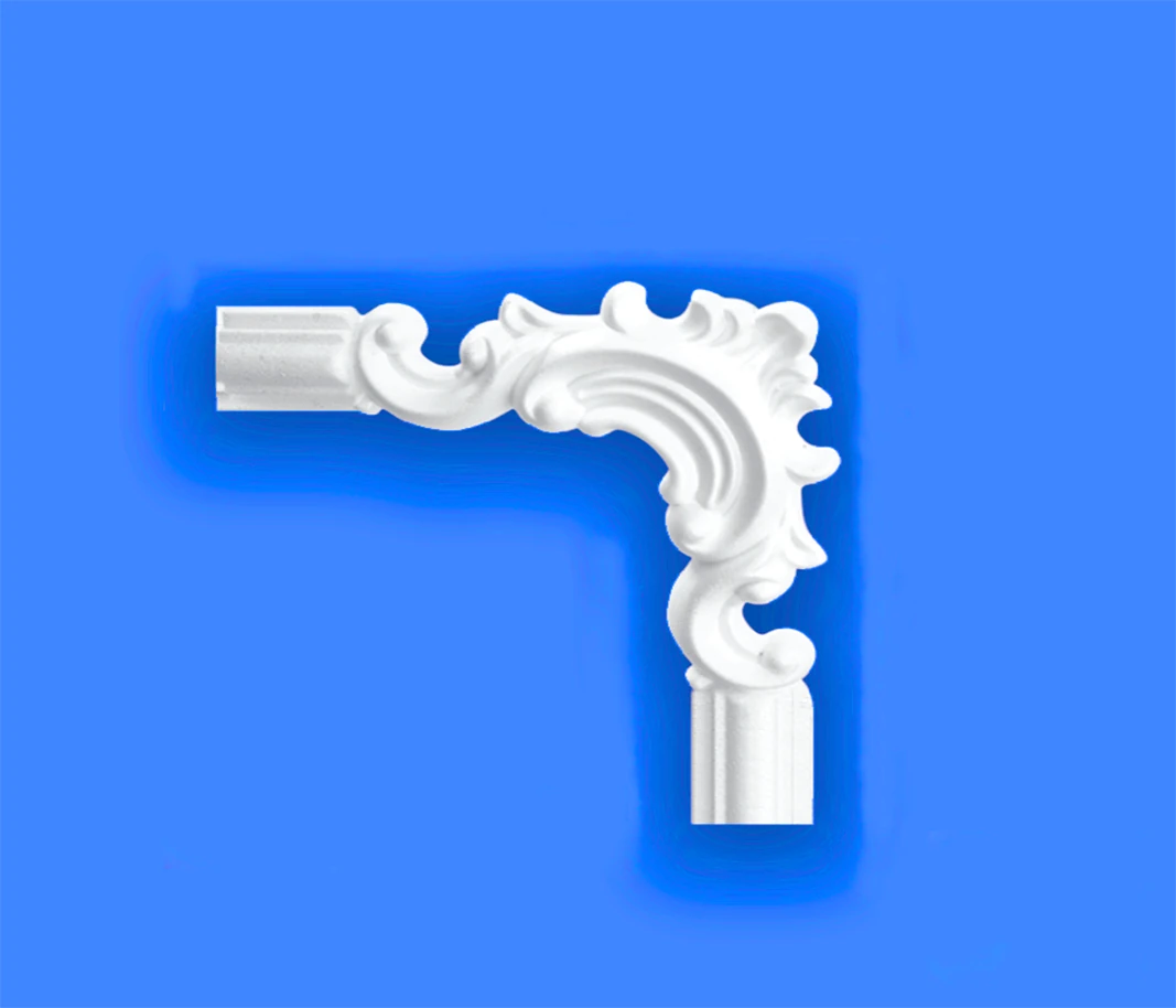 4 cm Desenli Köşe Çıtası Stropiyer - 4 Adet