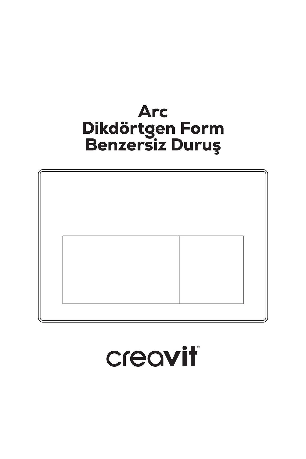 Arc Mat Antrasit Boyalı Kumanda Paneli