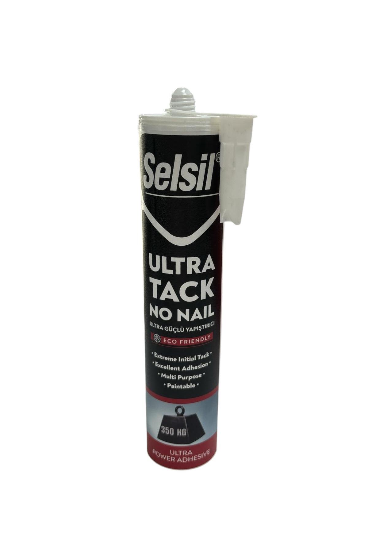 SELSİL Ultra Tack Korniş Yapıştırıcısı Ve 350 Kg Ağırlık Taşıyan Hybrid Çok Güçlü Yapıştırıcı 290 Ml