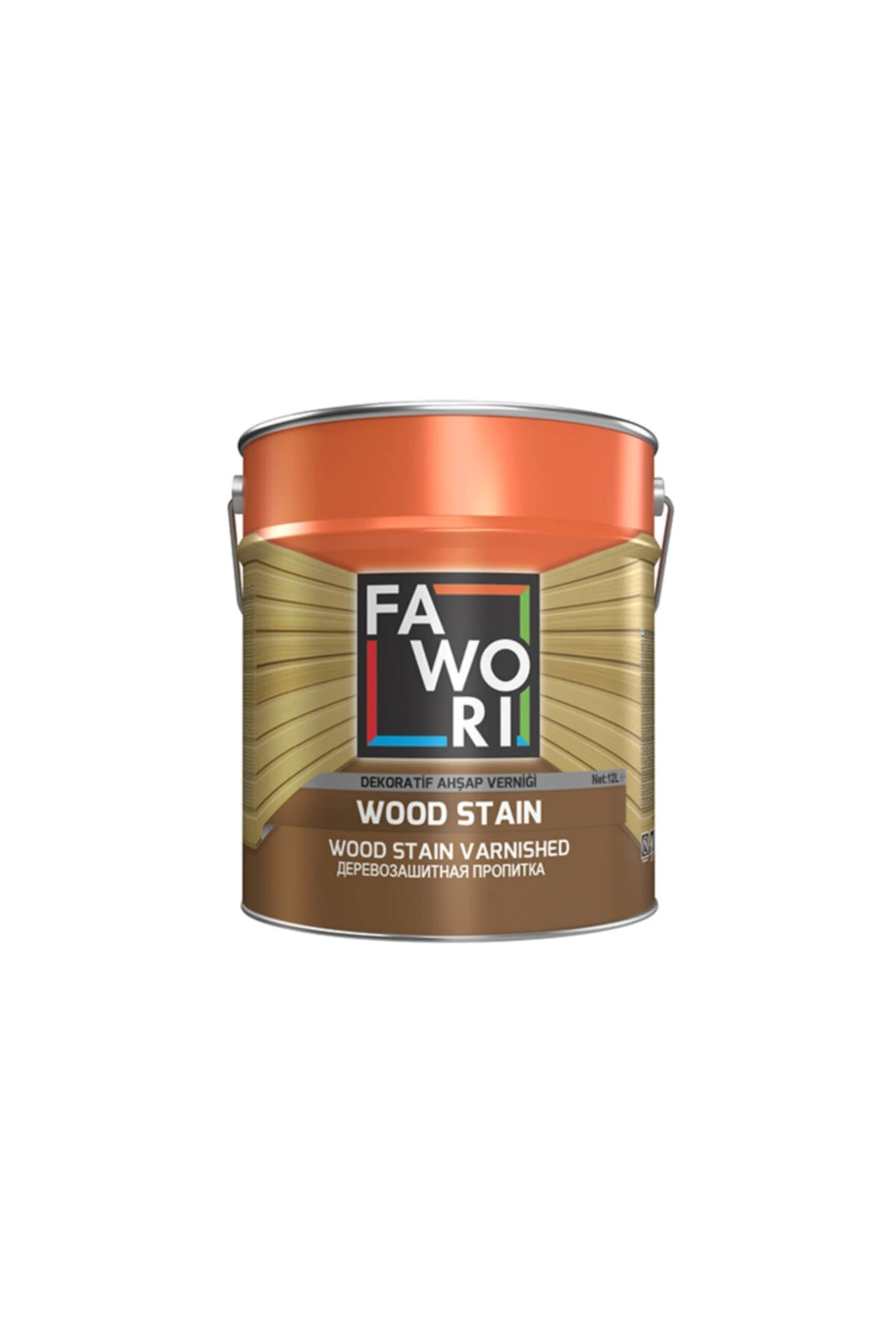 Wood Stain Vernikli Ahşap Koruyucu Teak 2,5 Lt