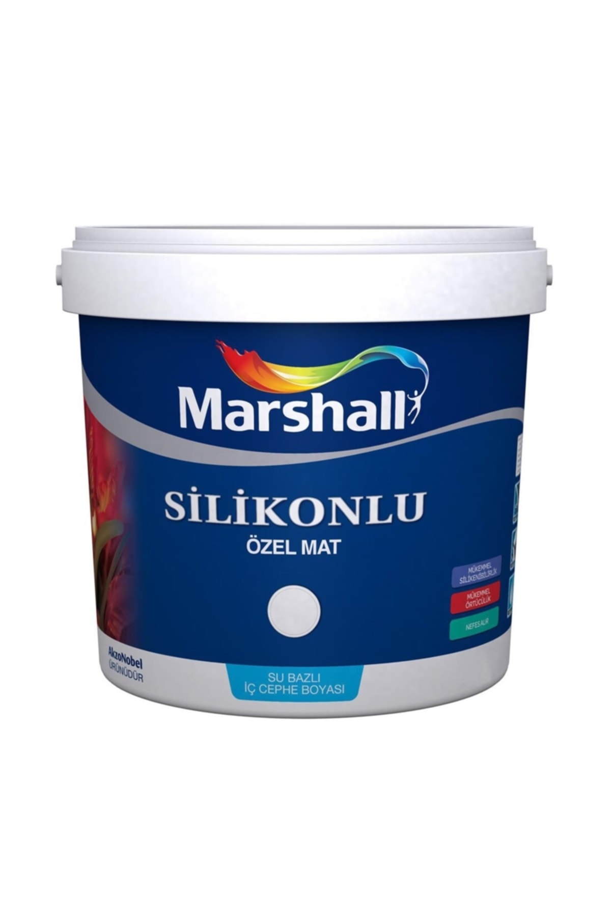 MARSHALL Silikonlu Özel Mat Bw Baz Iç Cephe Boyası 15 lt