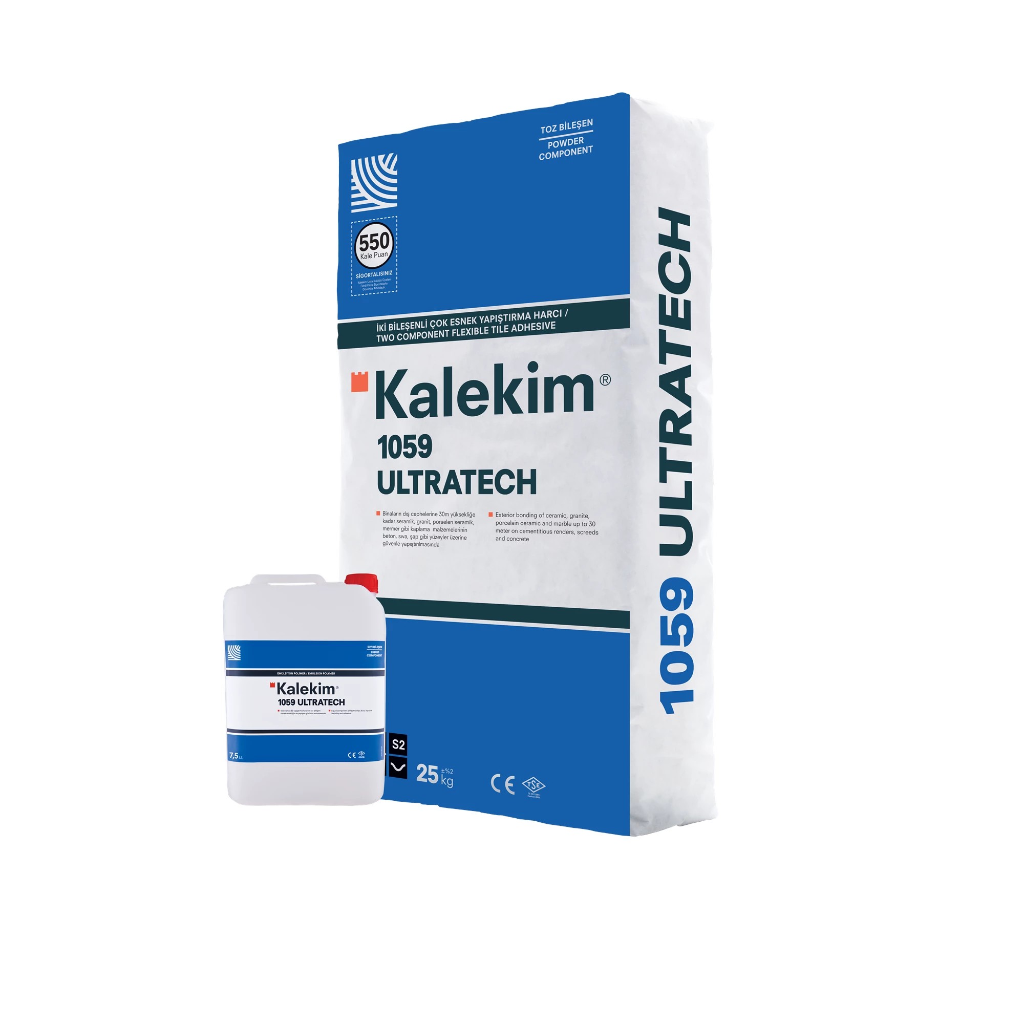 KALEKİM 1059 ULTRATECH YAPIŞTIRMA HARCI SETİ