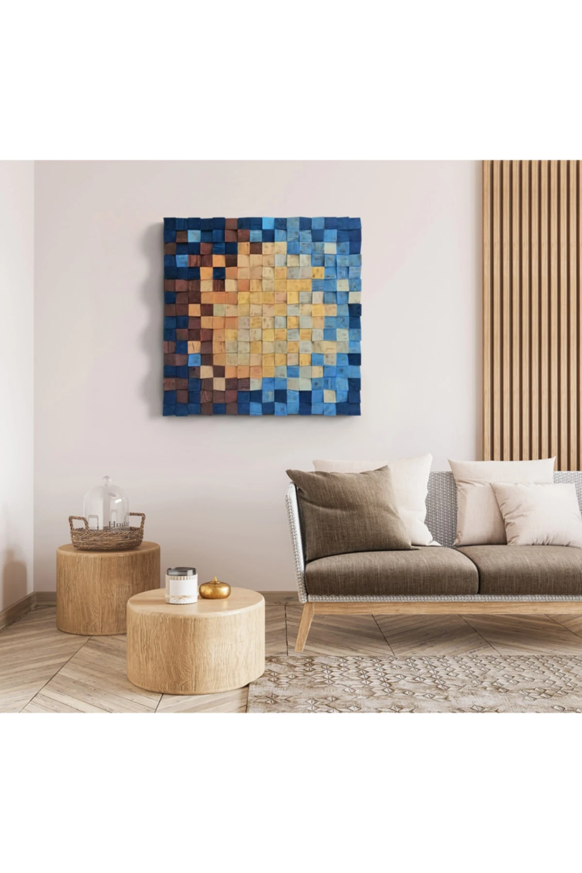 Bıg Bang- Pıxel Art-ahşap Duvar Panosu