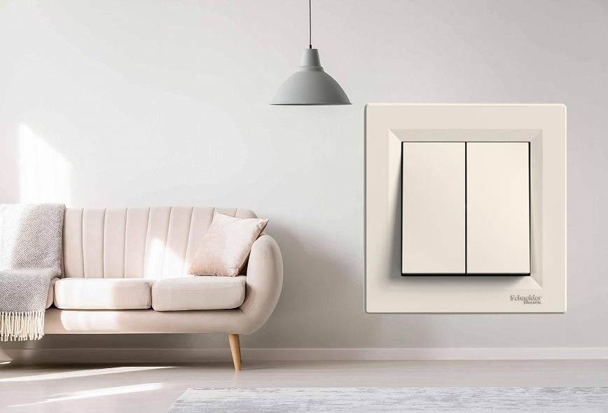 Schneider Asfora Krem Vavien+ Vavien (Çerçeveli)