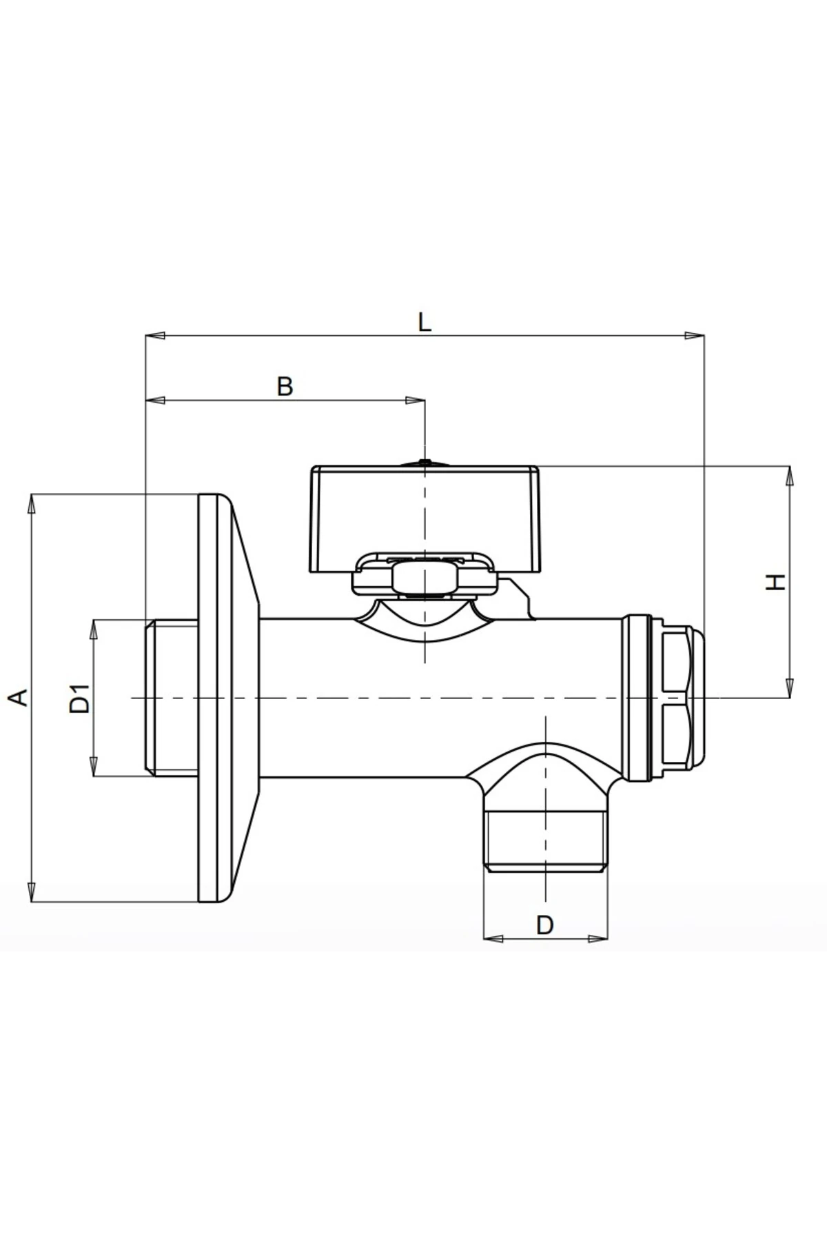 10 Adet ECA Filtreli Klozet Taharet (Ara) Musluğu Rozetli 102111018