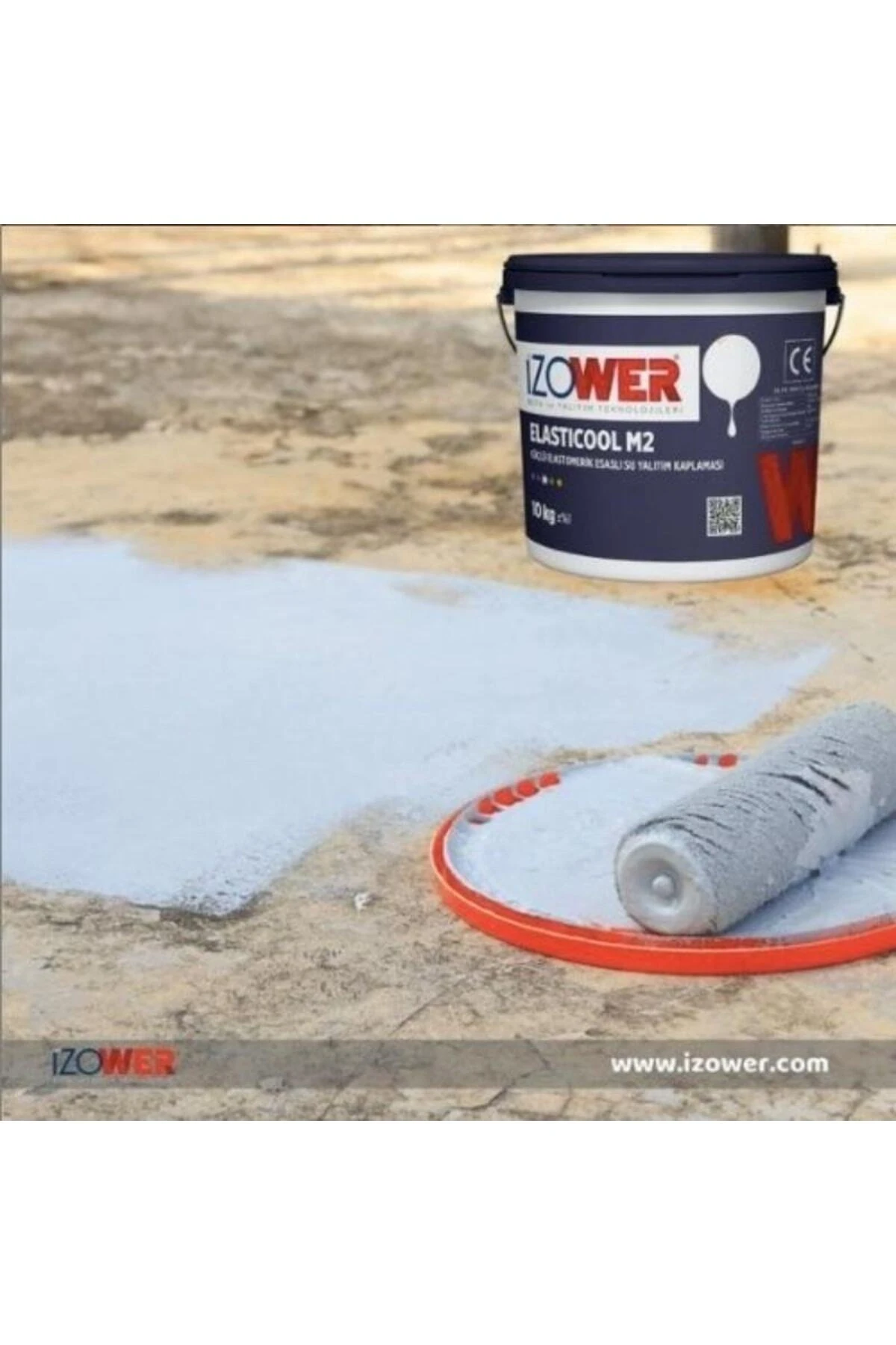 M2 Elastik Su Yalıtım Kaplaması- Beyaz- 18 Kg