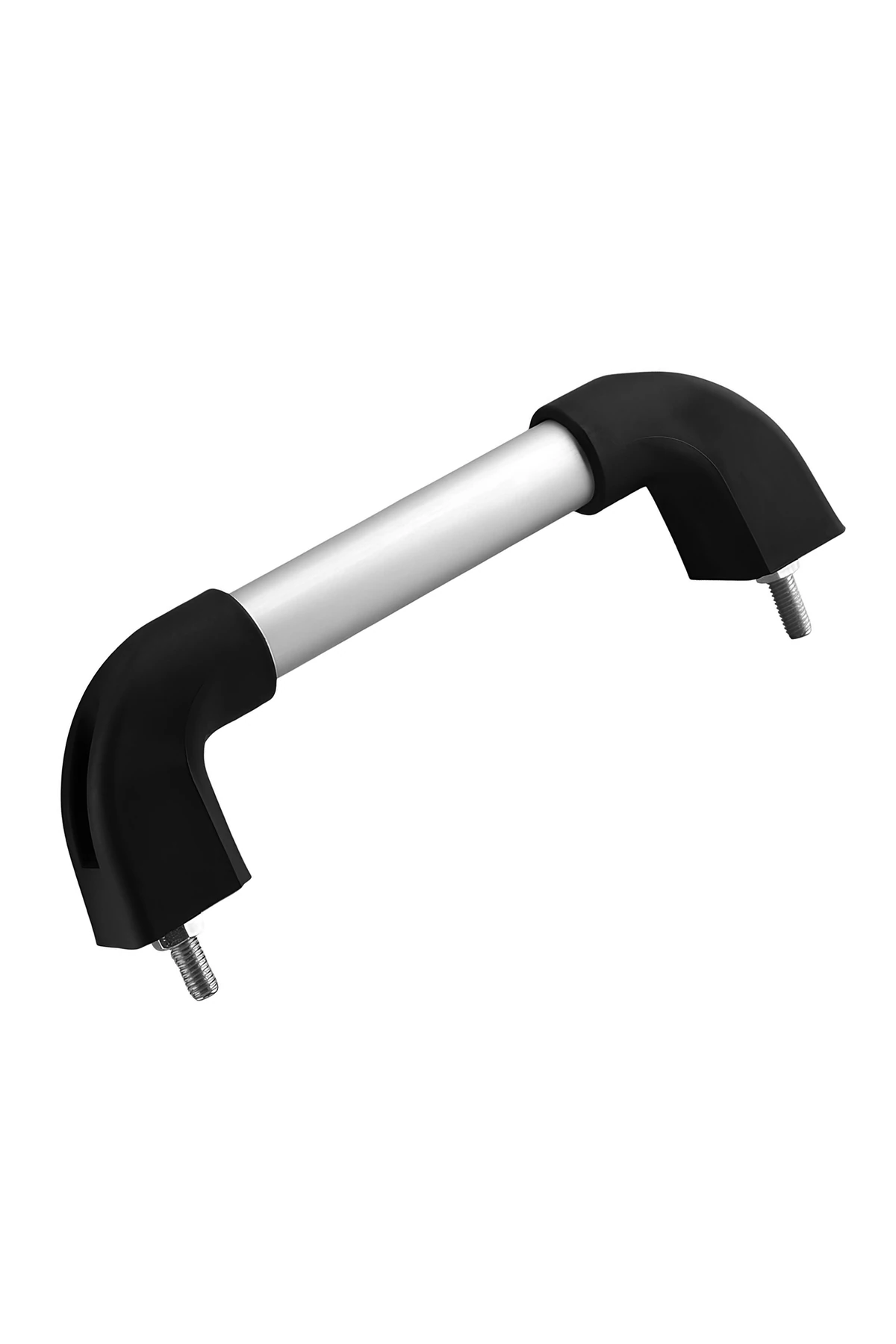 Profil Boru 20 Cm Kulp Krom-siyah Çekme Kol Tutamağı Çanta Valiz Pencere Kapı Tutamak