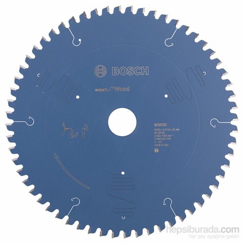 BOSCH - Expert Serisi Ahşap İçin Daire Testere Bıçağı - 250 X 30 X 2,4 Mm, 60 Diş