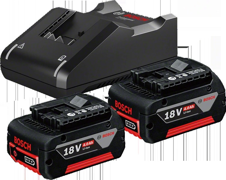 GAL 18V-40 + 2 x 4.0Ah Çift Akü ve Şarj Cihazı Seti