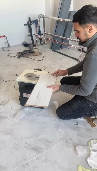 Tozsuz Laminat Parke Kesme Makinesi Düz Kesim 1.5hp 250lik (TESTERESİZ)Özel Üretim