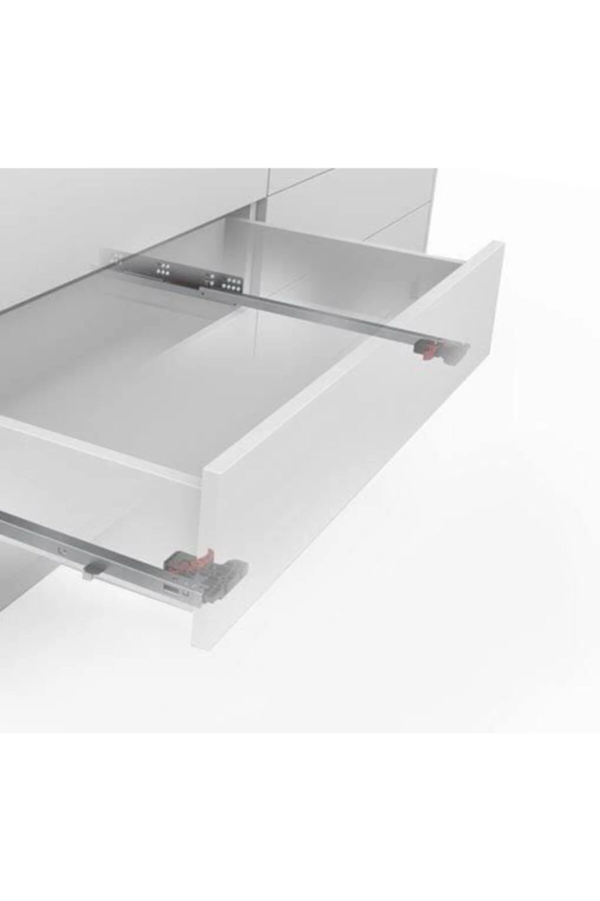 Samet Ultimade Frenli Mobilya Çekmece Rayı Çekmece Kızağı + Sağ-sol Mandal 35cm