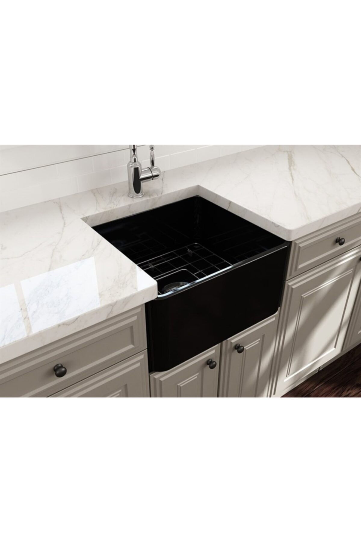 Lavello Mutfak Eviyesi 50 Cm Parlak Siyah 1136-005-0120