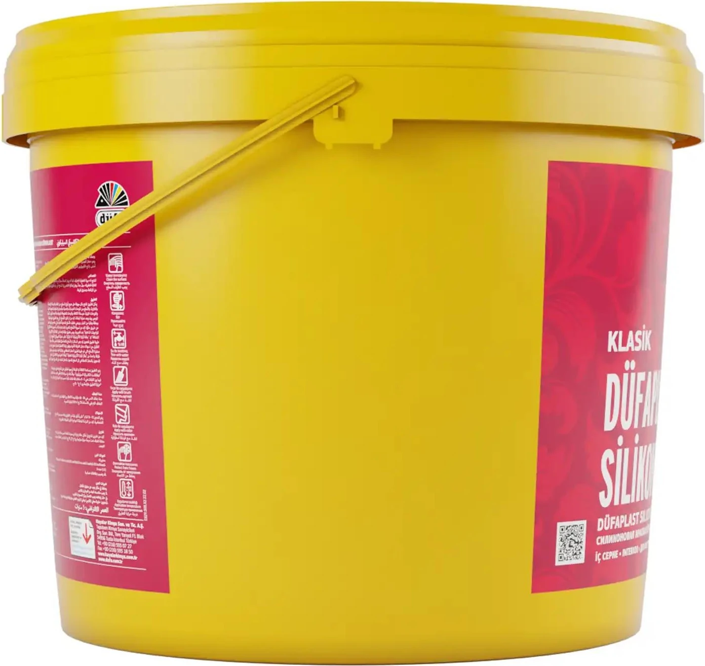 Klasik plast Silikonlu İç Cephe Duvar Boyası 1179 Kum Beji 12 l