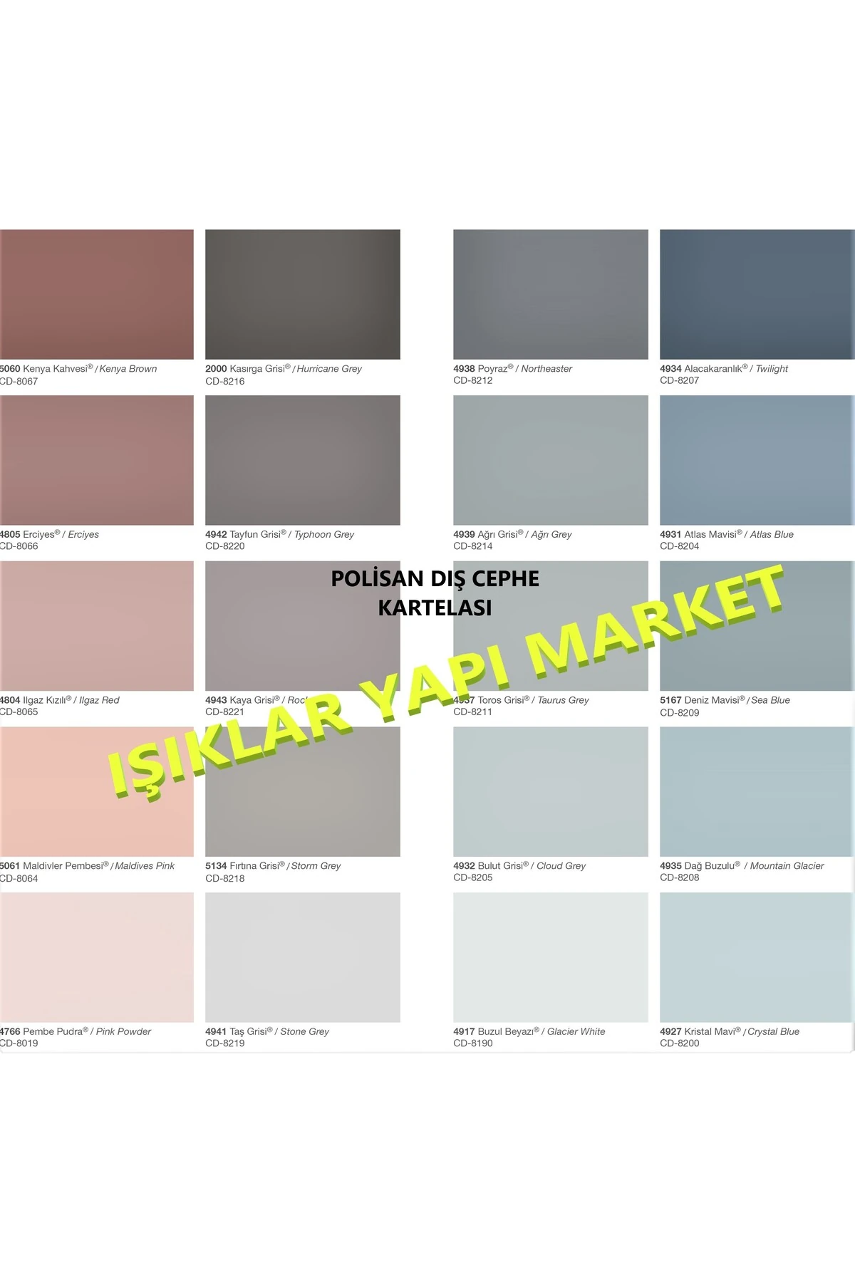 Dış Cephe Boyası-a1 Akrilik Düz-15litre(20KG.)-cd-8213 Bahama Beyazı