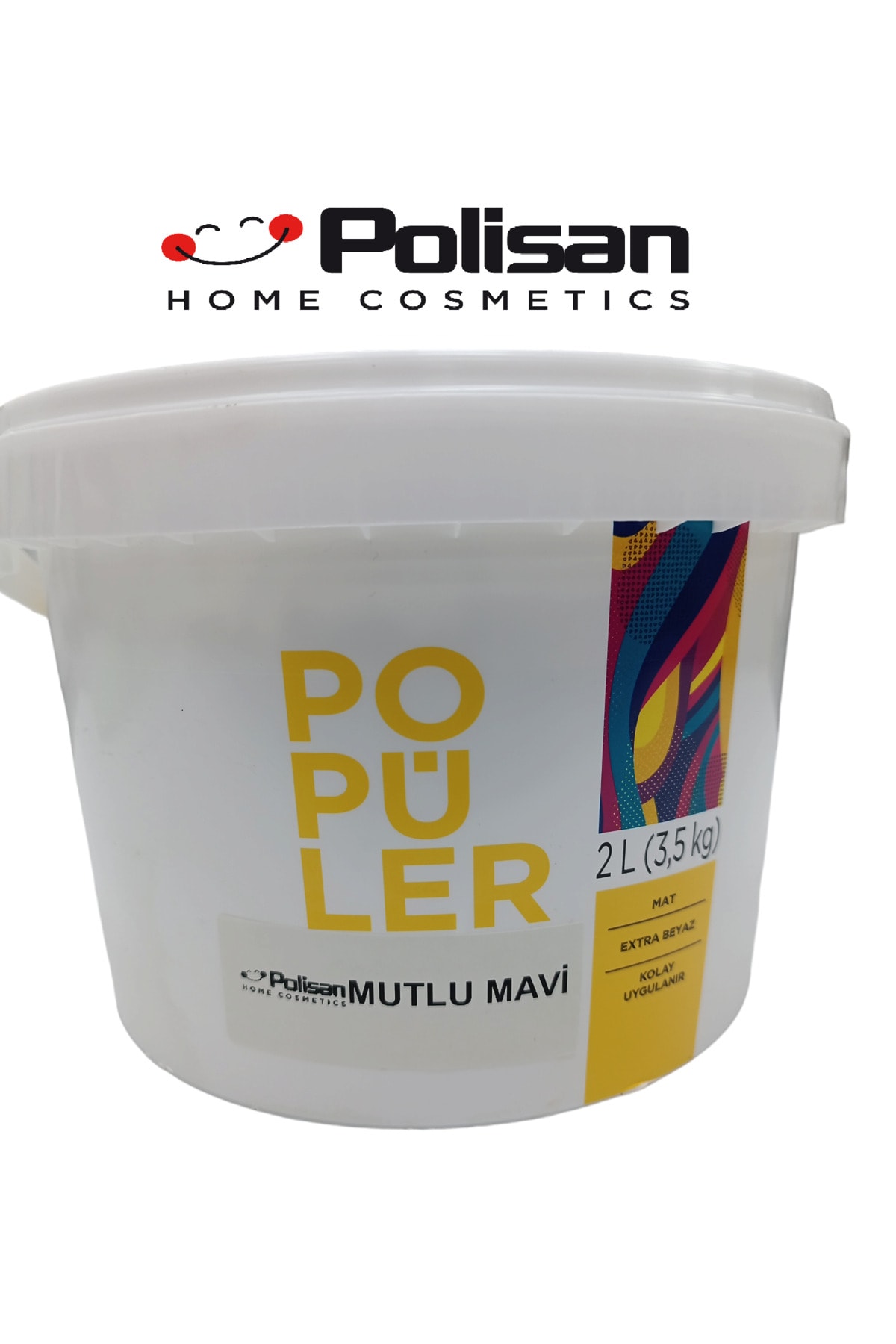 Popüler Ekonomik Fiyatlı İç Cephe Duvar ve Tavan Boyası 3.5 Kg Mutlu Mavi