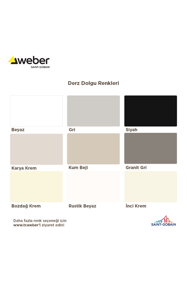 WEBER Joint Sil Silikon Katkılı Derz Dolgu 2 Kg (granit Gri)