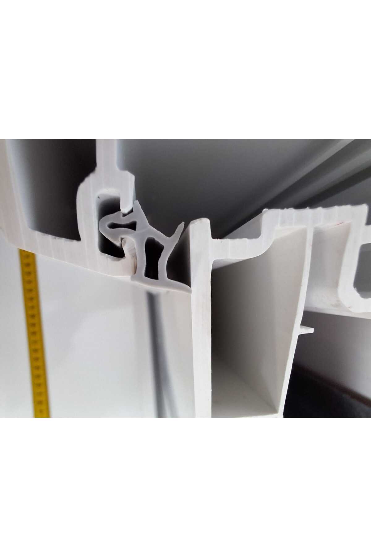 Pvc Pen Kapı Pencere Fitili Contası 25 Metre Gri Tamir Contası