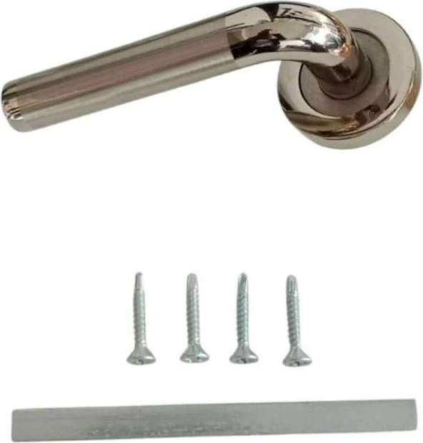 Saten Çelik Kapı Kolu, Sol Yön, Dayanıklı ve Şık Tasarım