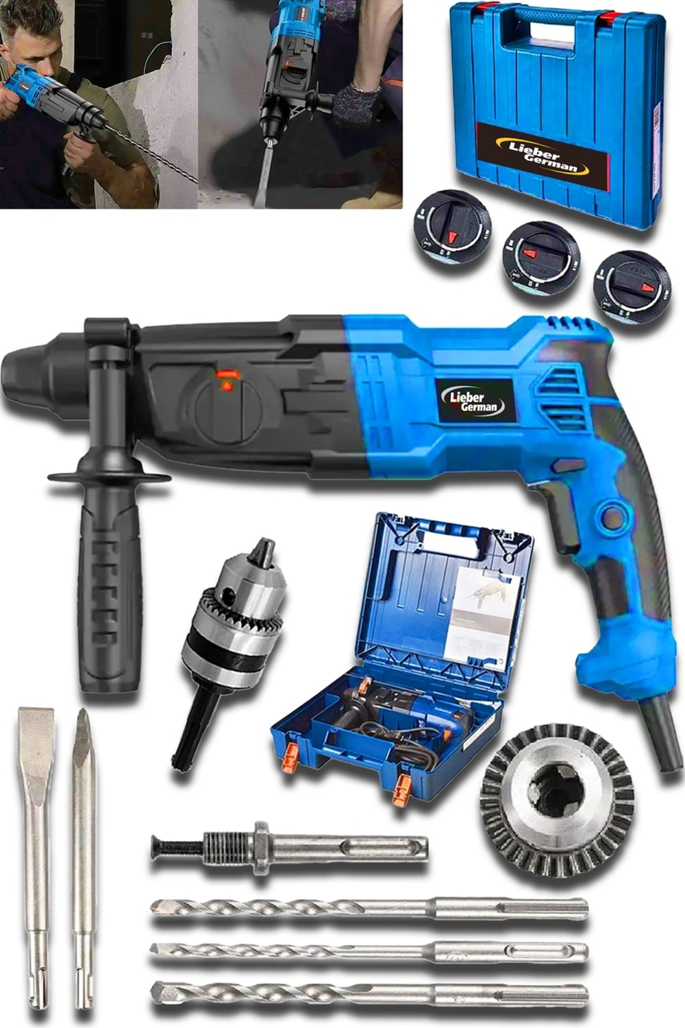 Alman 9900 Watt 2.30 Bakır Sargılı 12 Joule Kırıcı Delici Hilti Matkap