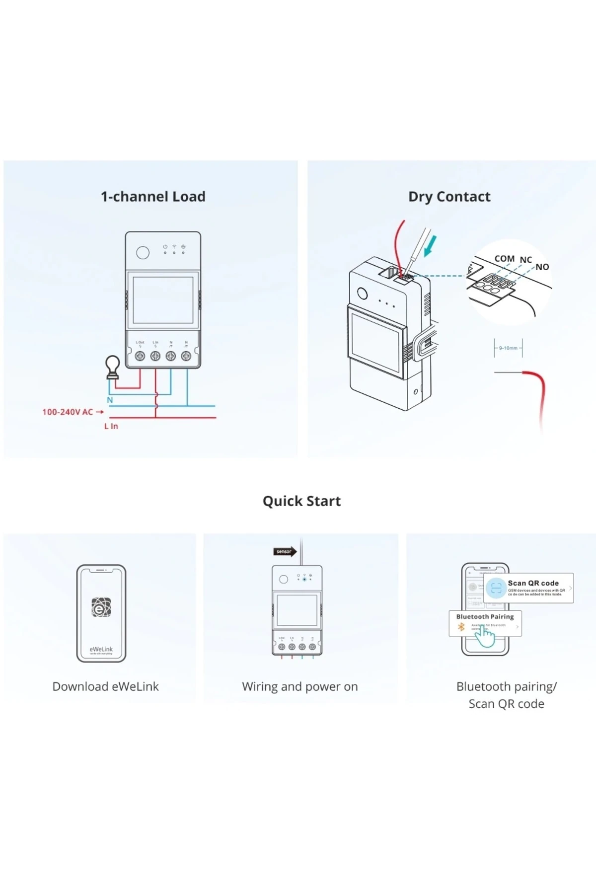 Sonoff Th Elite 20a Akıllı Sıcaklık Ve Nem Wifi Anahtarı