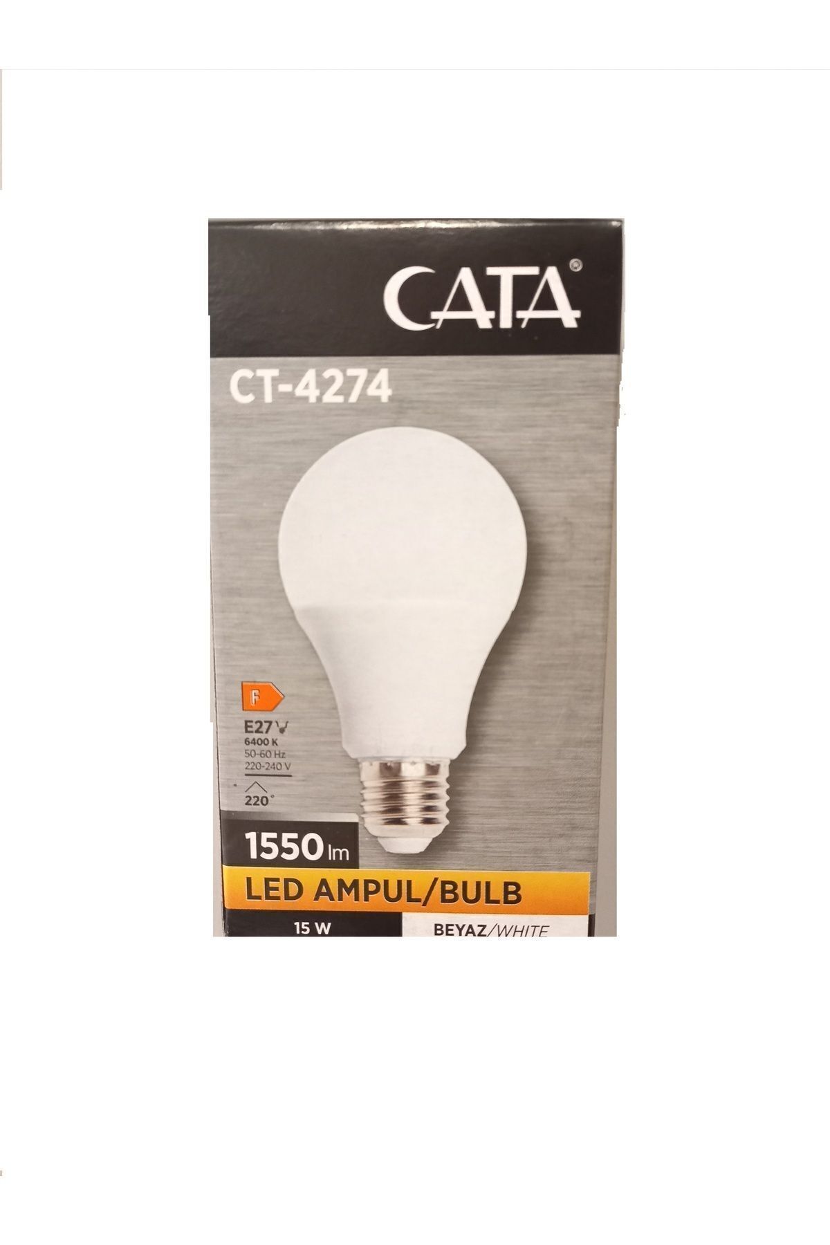 15 Watt Led Ampul BEYAZ 6400K  10 Adet Ct-4274