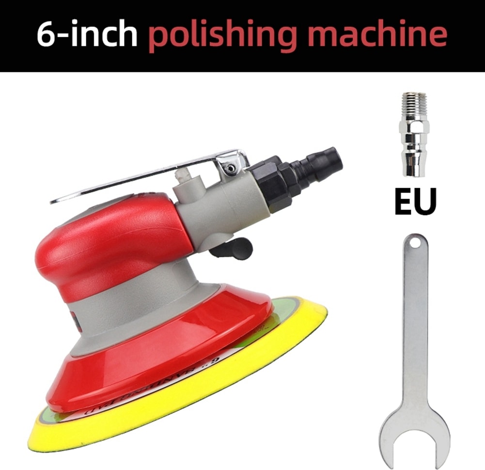 6 Inç Pnömatik Zımpara Havalı Zımpara Zımpara Makinesi Parlatıcı Aracı 150MM Hava Gücü Zımpara (Yurt Dışından)